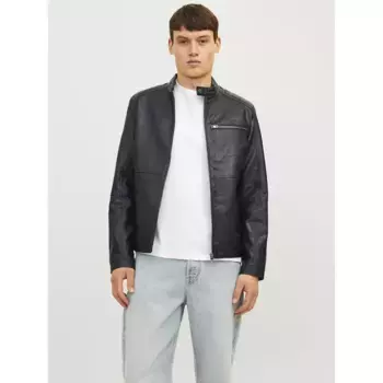 Куртка Jack & Jones Dylan Biker leather, черный
