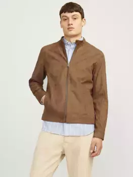 Куртка Jack & Jones из искусственной кожи "JJEDYLAN CLEAN JACKET NOOS", цвет Cognac