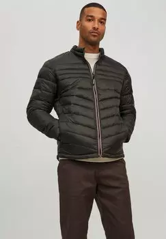 Куртка Jack & Jones JJEHERO PUFFER COLLAR, оливковый