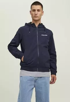 Куртка Jack & Jones JJERUSH BLOCKING HOOD, цвет navy blazer