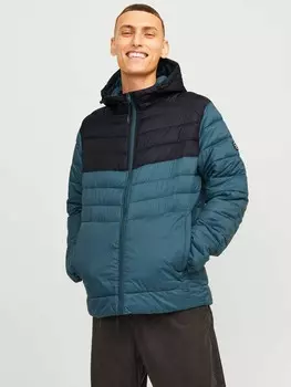 Куртка Jack & Jones JJESPRINT PUFFER HOOD NOOS, синий