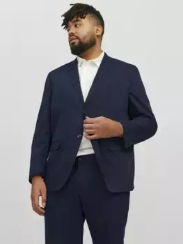 Куртка Jack & Jones PlusSize "JPRFRANCO BLAZER NOOS PLS", синий