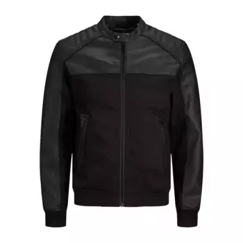 Куртка Jack & Jones Reign Pu bomber, черный