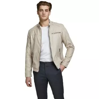 Куртка Jack & Jones Rocky Fake Suede, бежевый