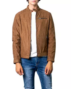 Куртка Jack & Jones с круглым вырезом, коричневый