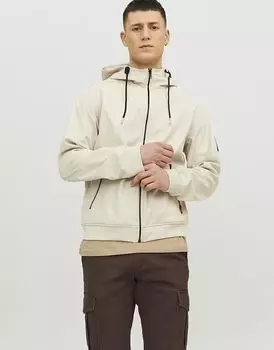 Куртка Jack & Jones Softshell в цвете «лунный луч»