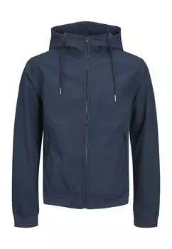 Куртка Jack & Jones Softshelljacke 'Basic', темно-синий