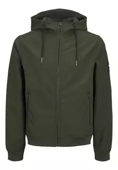 Куртка Jack & Jones Softshelljacke 'Basic', зеленый