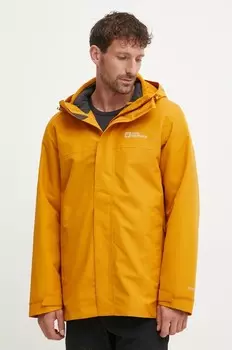 Куртка Jack Wolfskin Altenberg 3IN1 для активного отдыха, оранжевый