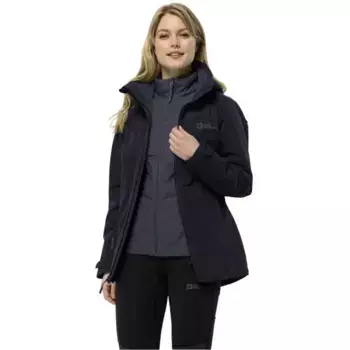 Куртка Jack Wolfskin Bergland 3In1, черный
