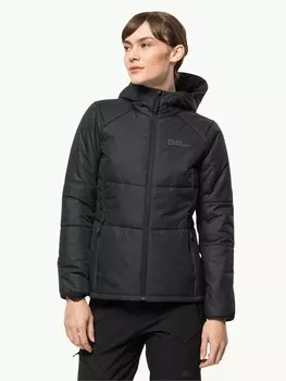 Куртка Jack Wolfskin BERGLAND INS HOODY W, черный