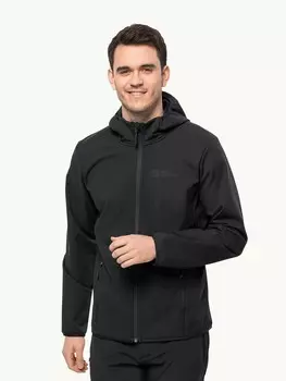 Куртка Jack Wolfskin BORNBERG HOODY M, черный