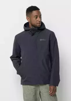 Куртка Jack Wolfskin для активного отдыха "BAYDREAM JACKET M", с капюшоном, синий