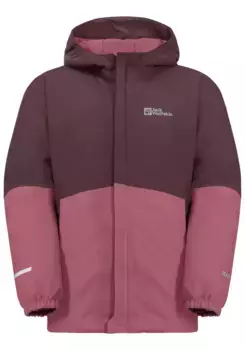 Куртка Jack Wolfskin для активного отдыха "BLOCKY JACKET K", с капюшоном, розовый