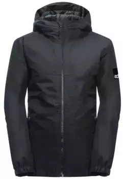 Куртка Jack Wolfskin для активного отдыха "SPIRIT 2L INS JACKET Y", с капюшоном, черный