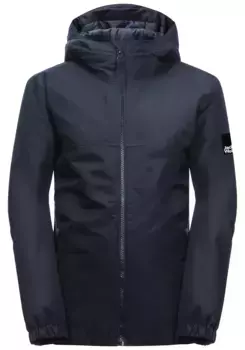 Куртка Jack Wolfskin для активного отдыха "SPIRIT 2L INS JACKET Y", с капюшоном, синий