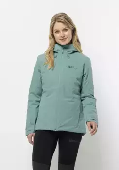 Куртка Jack Wolfskin для активного отдыха "WISPER INS JKT W", с капюшоном, цвет Sea-Foam