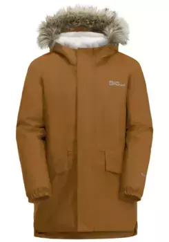 Куртка Jack Wolfskin для отдыха "COSY BEAR JACKET K", с капюшоном, цвет Autumn-Leaves