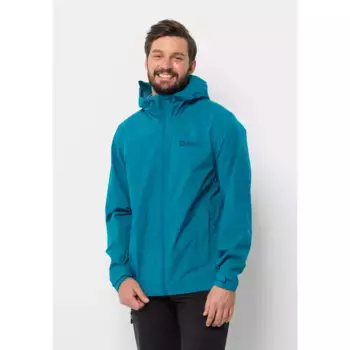 Куртка Jack Wolfskin для отдыха "ELSBERG 2.5L JKT M", с капюшоном, синий