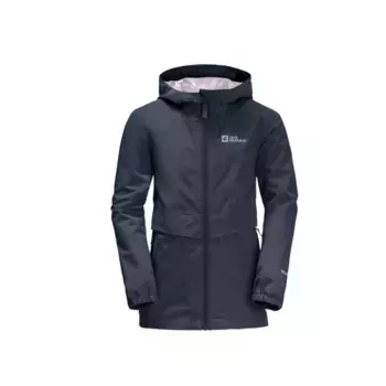 Куртка Jack Wolfskin для отдыха "MALIMA JACKET G", с капюшоном, с капюшоном, синий