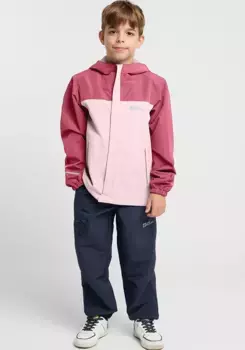 Куртка Jack Wolfskin для отдыха "TUCAN JACKET K", с капюшоном, розовый