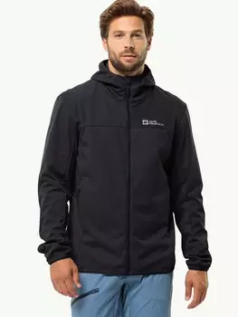 Куртка Jack Wolfskin FELDBERG HOODY M, черный