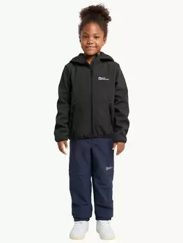 Куртка Jack Wolfskin FOURWINDS JACKET KIDS, черный