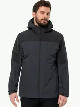 Куртка Jack Wolfskin GLAABACH 3IN1 JKT M, черный