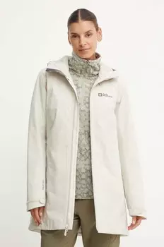 Куртка Jack Wolfskin Heidelstein для отдыха на открытом воздухе, серый