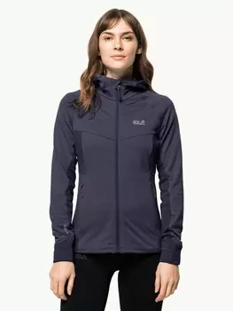 Куртка Jack Wolfskin HYDRO GRID FLEECE W, серый