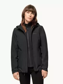 Куртка Jack Wolfskin MOONRISE 3IN1 JKT W, черный