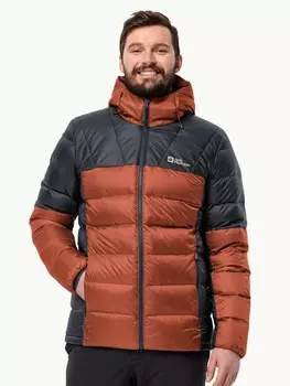 Куртка Jack Wolfskin NEBELHORN DOWN HOODY M, оранжевый