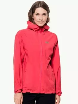 Куртка Jack Wolfskin PACK & GO SHELL W, красный
