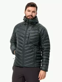Куртка Jack Wolfskin PASSAMANI DOWN HOODY M, зеленый