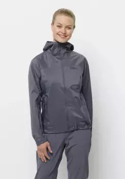Куртка Jack Wolfskin "PRELIGHT 2.5L JKT W", с капюшоном, цвет Dolphin