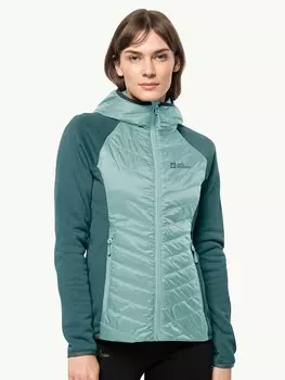 Куртка Jack Wolfskin ROUTEBURN PRO HYBRID W, зеленый