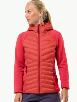 Куртка Jack Wolfskin ROUTEBURN PRO HYBRID W, красный