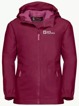 Куртка Jack Wolfskin SNOWY DAYS KIDS, фиолетовый