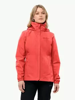 Куртка Jack Wolfskin STORMY POINT 2L JKT W, красный