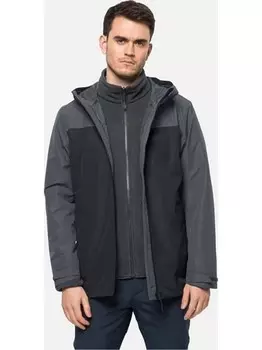 Куртка Jack Wolfskin TAUBENBERG 3IN1 JKT M, черный