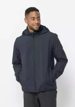 Куртка Jack Wolfskin "TEXTOR JKT M", с капюшоном, синий