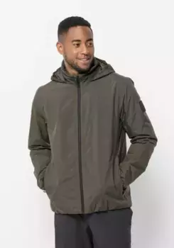 Куртка Jack Wolfskin "TEXTOR JKT M", с капюшоном, цвет Cold-Coffee