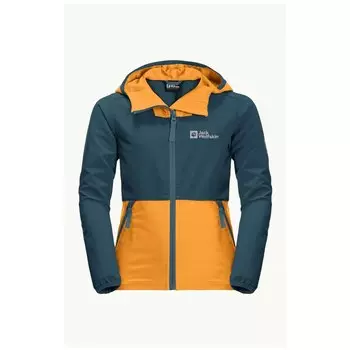 Куртка Jack Wolfskin Turbulence B, оранжевый