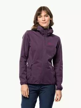 Куртка Jack Wolfskin WINDHAIN HOODY W, фиолетовый