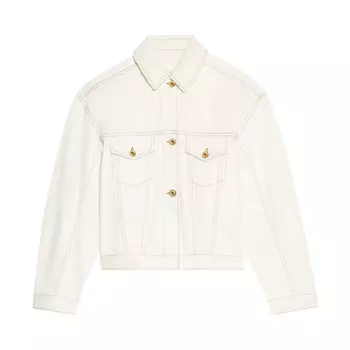 Куртка Jacquemus La Veste De-Nmes, светло-кремовый