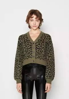 Куртка JDY JDYLORRAINE КОРОТКИЙ КАРДИГАН, каламата/черный