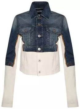 Куртка Jean Paul Gaultier Petit Grand Denim Jacket 'Ecru/Vintage Blue', белый