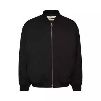 Куртка Jil Sander Oversized Zip-Up Jacket Black, черный