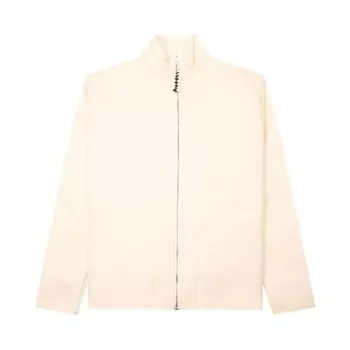 Куртка Jil Sander Zip Up Teddy Jacket, белый