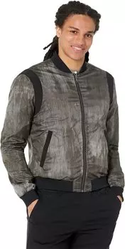 Куртка John Varvatos Sonny Reversible-Reversible Teddy Jacket, Zipper Closure O2094Y1, черный